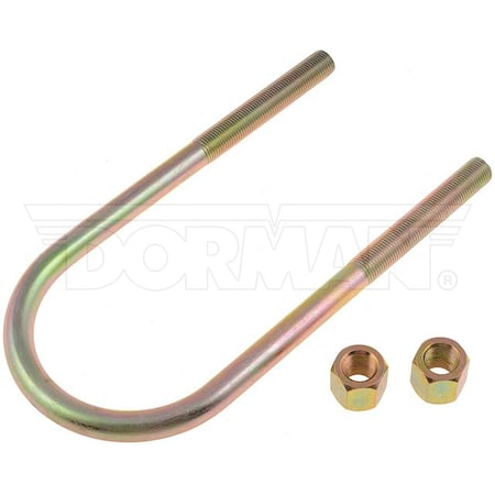 Motormite U-Bolt 1/2 X 7-1/2 X 3-1/8 Round Threaded U-Bolt, 35623 35623